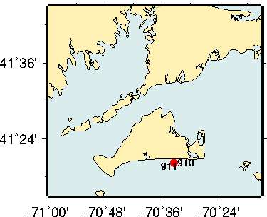 Map of experiment locations
